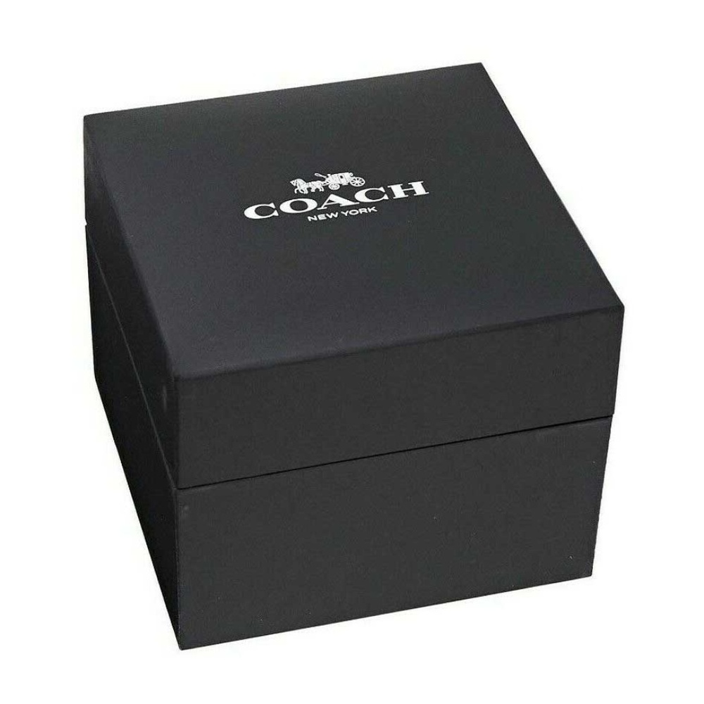 Coach Women's Gold-Tone Watch with Crystal Accents - Picture 5 of 5